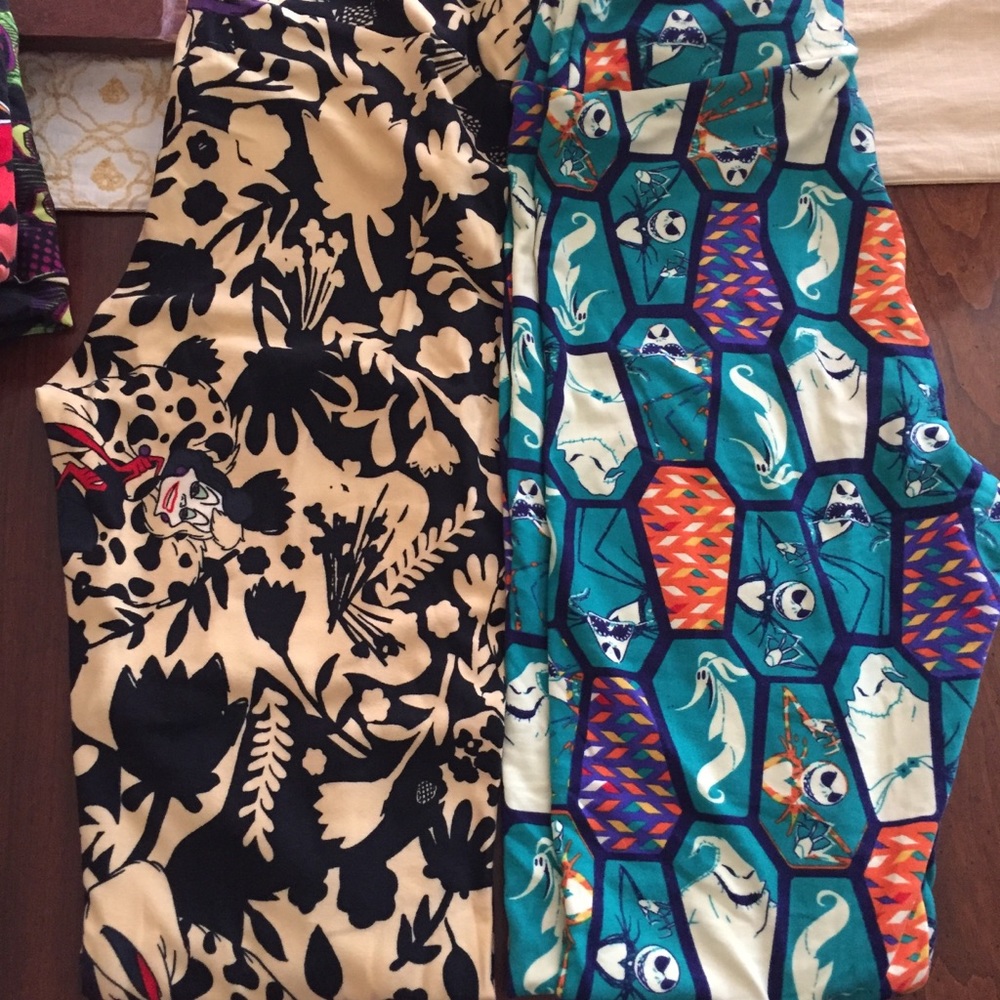 2 One size LuLaRoe leggings bundle BNWT